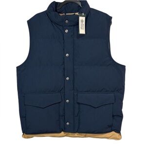 Alpine Design Mens Puffer Vest Dark Blue Large NWT